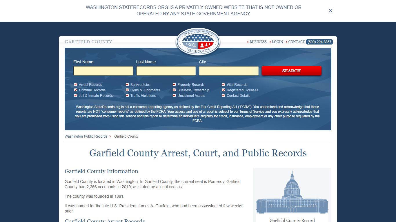 Garfield County Arrest, Court, and Public Records